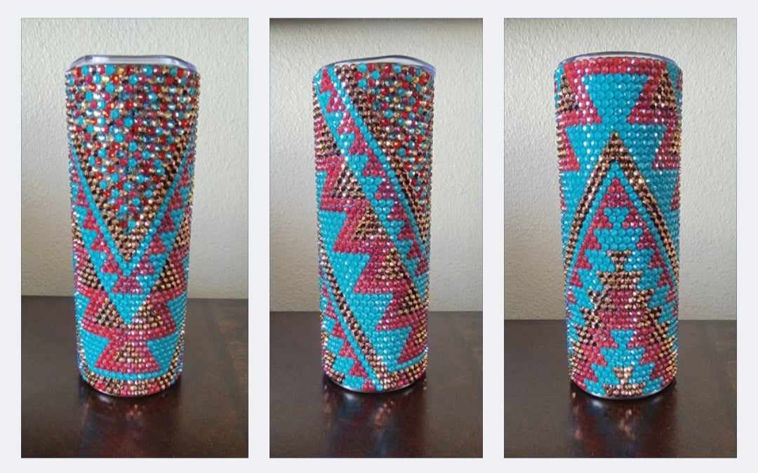 The "Turquoise Sunrise" Tumbler