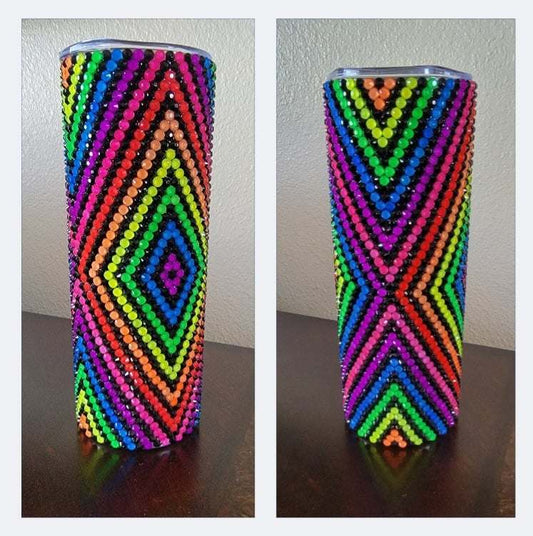 The "Neon Rainbow" Tumbler