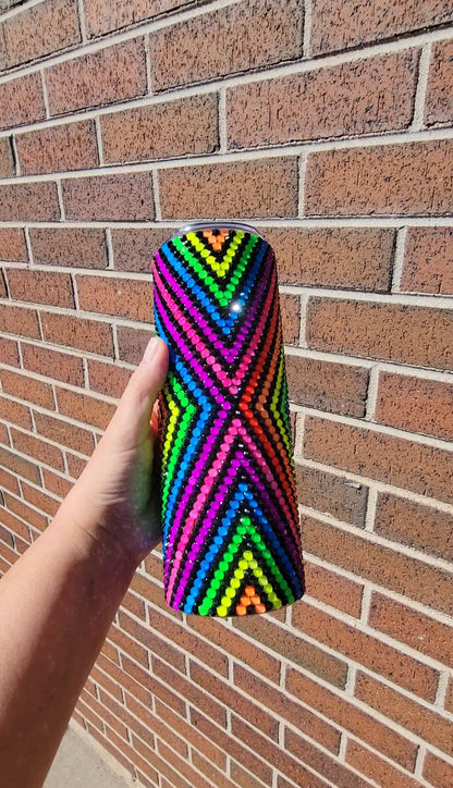 The "Neon Rainbow" Tumbler