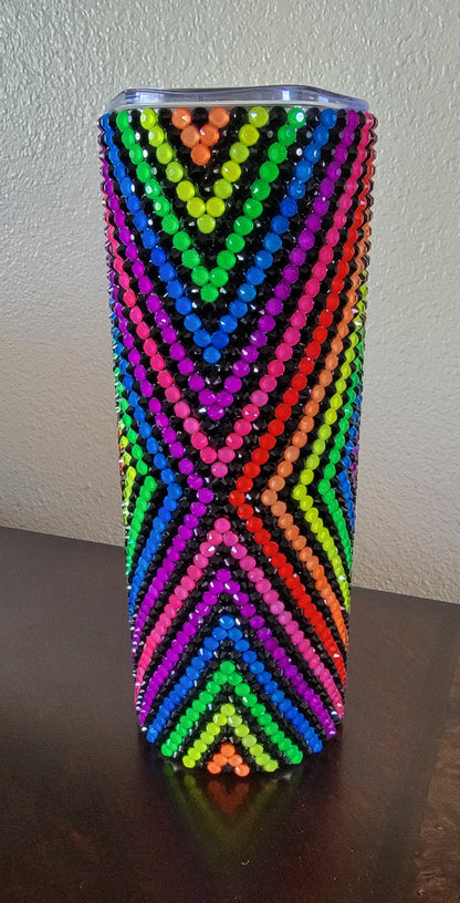 The "Neon Rainbow" Tumbler