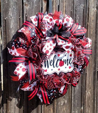 The "Welcome Ladybug" Wreath