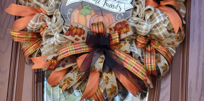 The "Welcome Friends" Fall Wreath