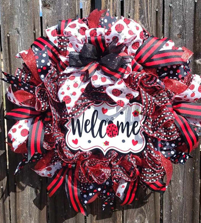 The "Welcome Ladybug" Wreath