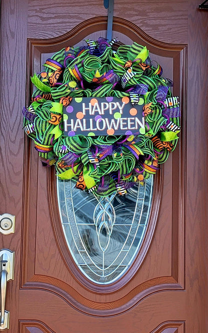 The "Happy Halloween" Wreath