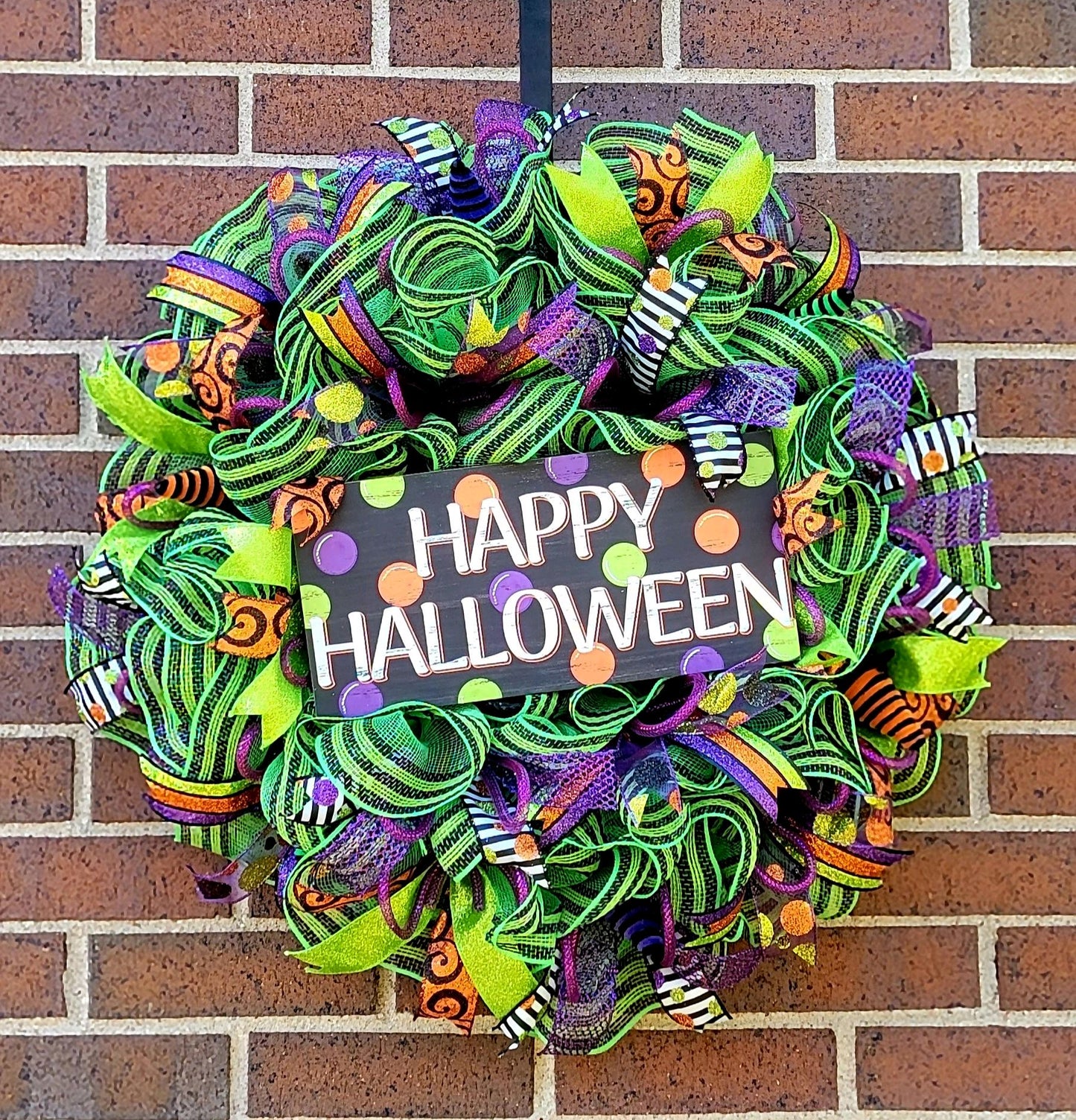 The "Happy Halloween" Wreath